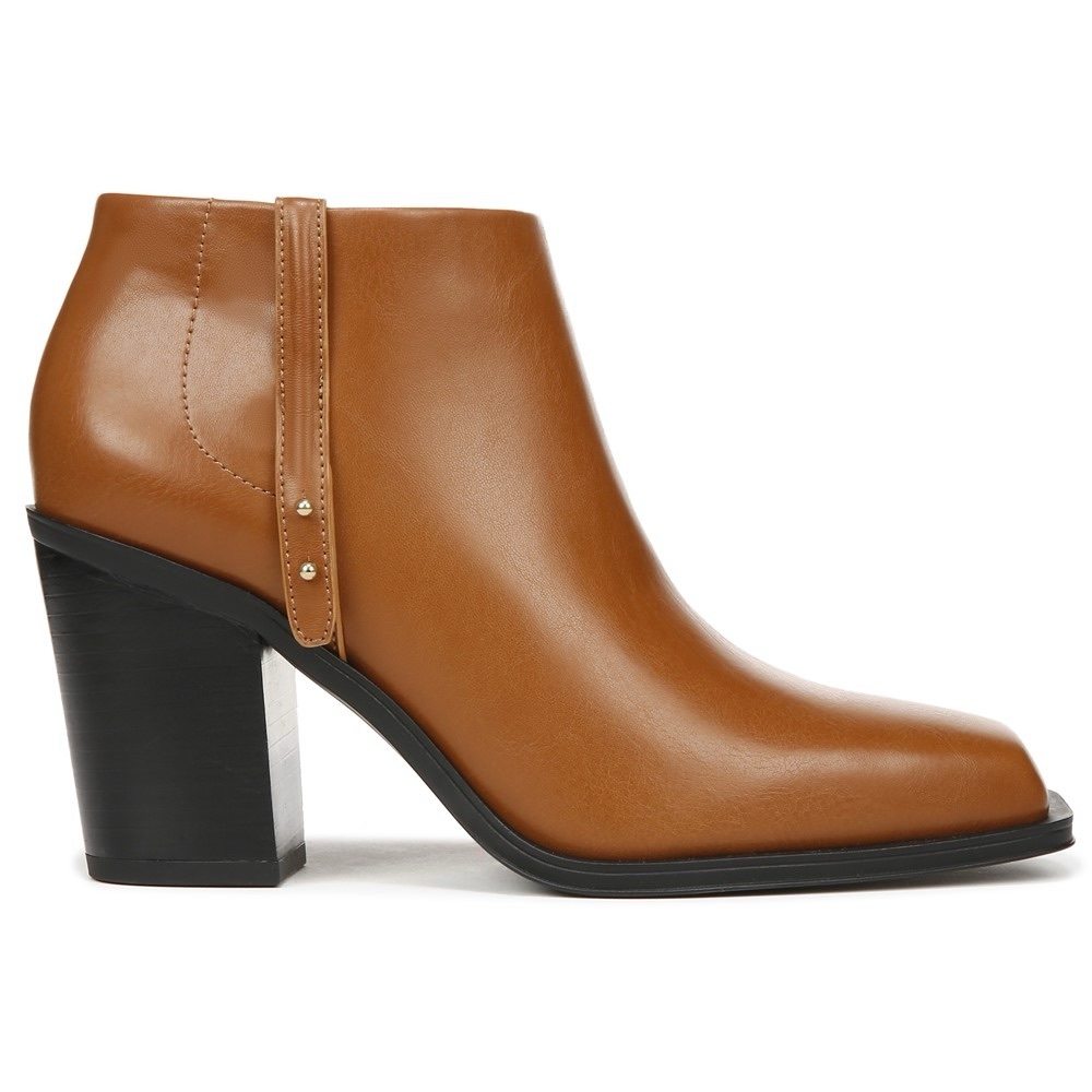 NWOT Franco Sarto Vivica Western Bootie. Color: Tan Synthetic Size:10